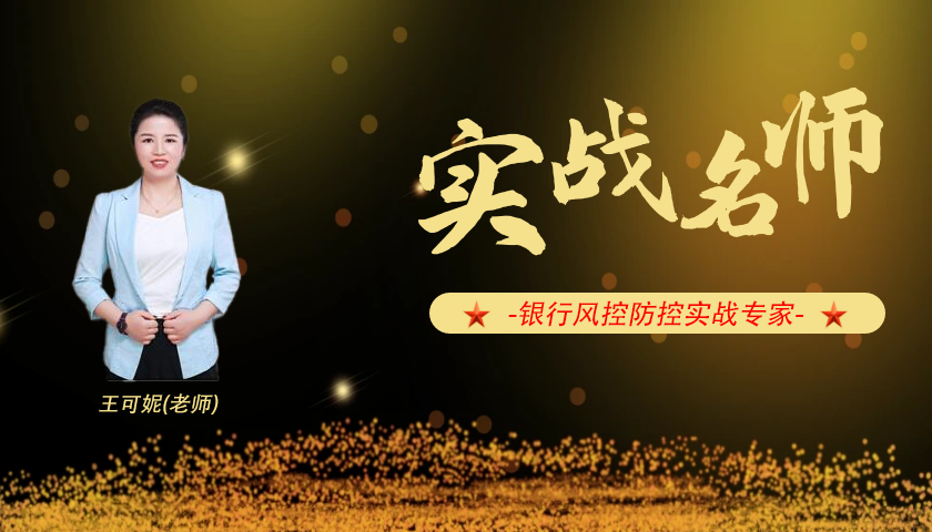 王可妮_银行风控防控实战专家