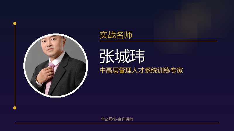 张城玮_中高层管理人才系统训练专家