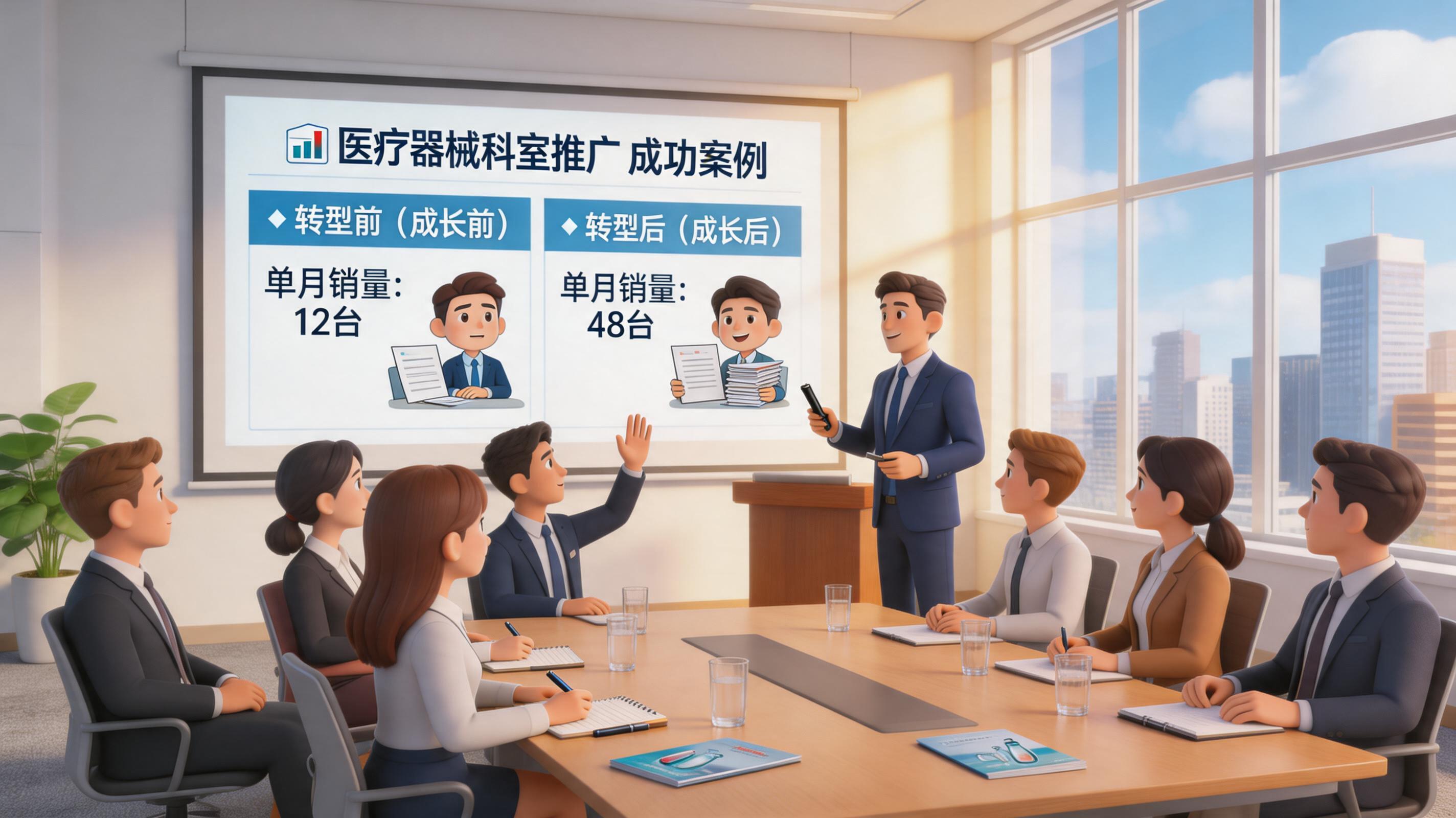 医疗器械企业培训成功案例：如何用3步法让人效提升60%