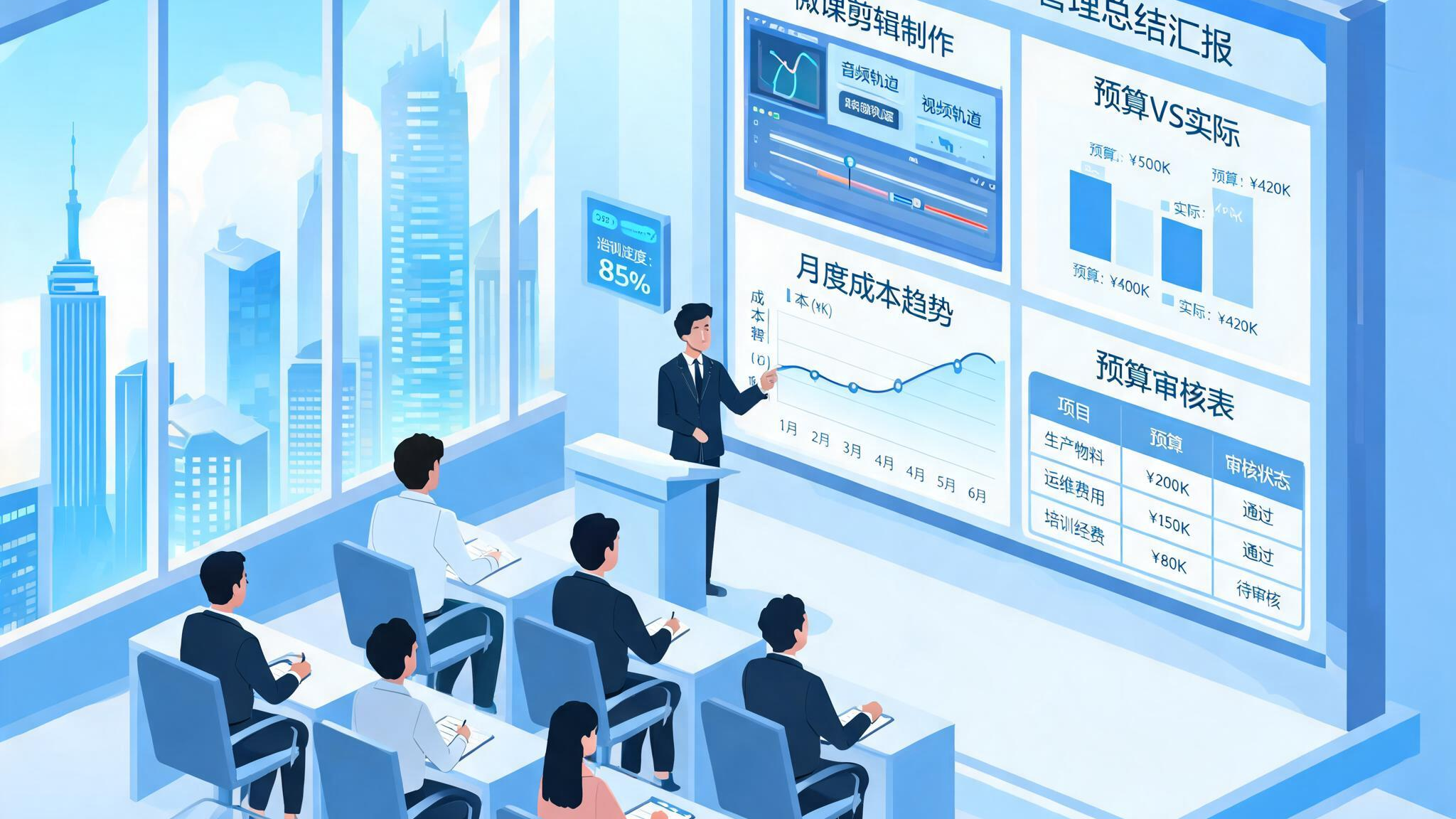 为什么制造业企业纷纷转向动画课件？效率、成本与体验三维对比
