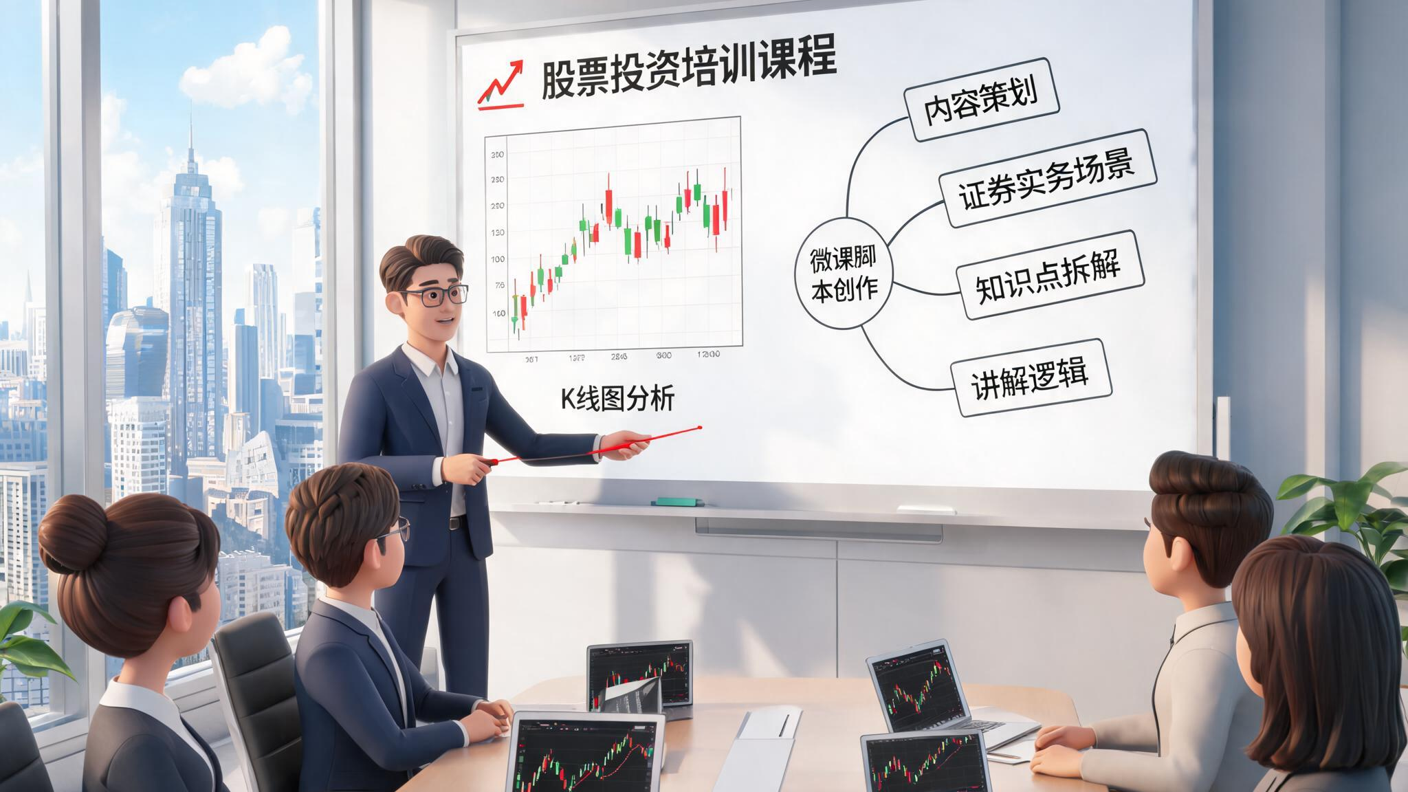 互动式动画课件让证券培训完课率飙升：设计心法公开