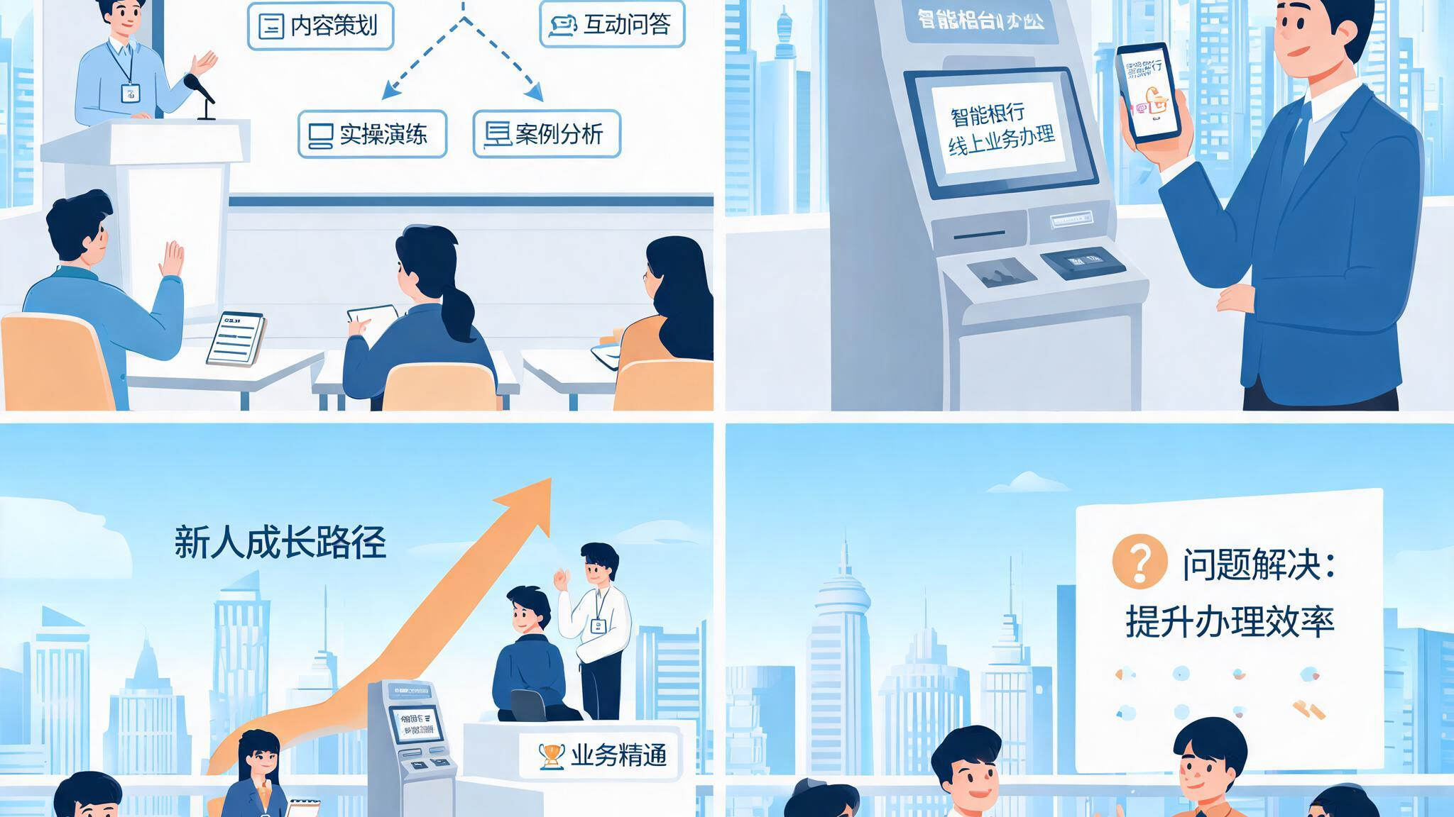 案例拆解：这套银行动画课件让新人上手时间缩短一半