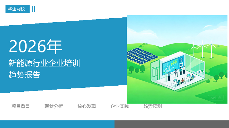 2026年新能源行业企业培训趋势报告