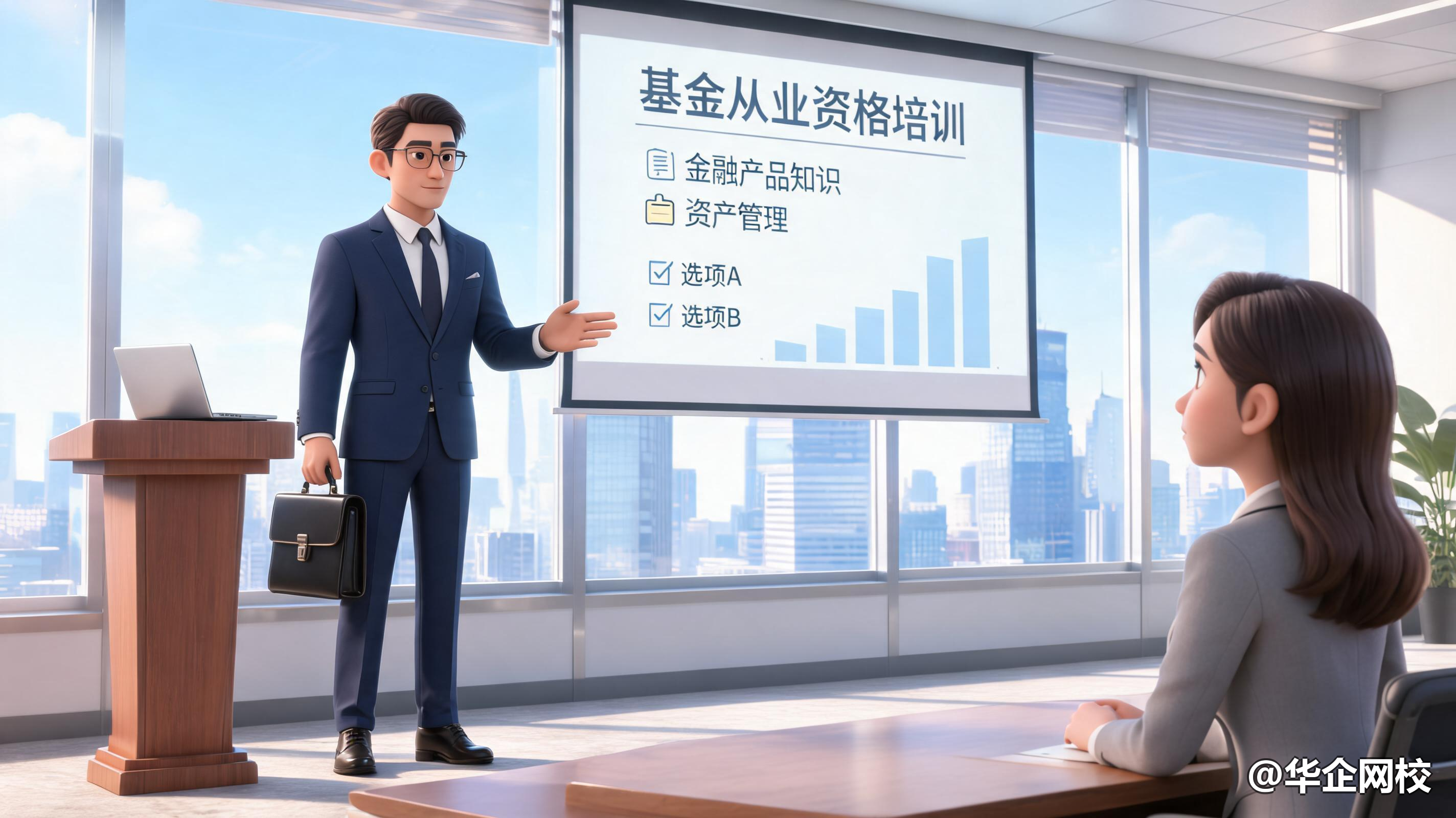 卡通风格动画:证券企业培训深度解析(北京企业实战)