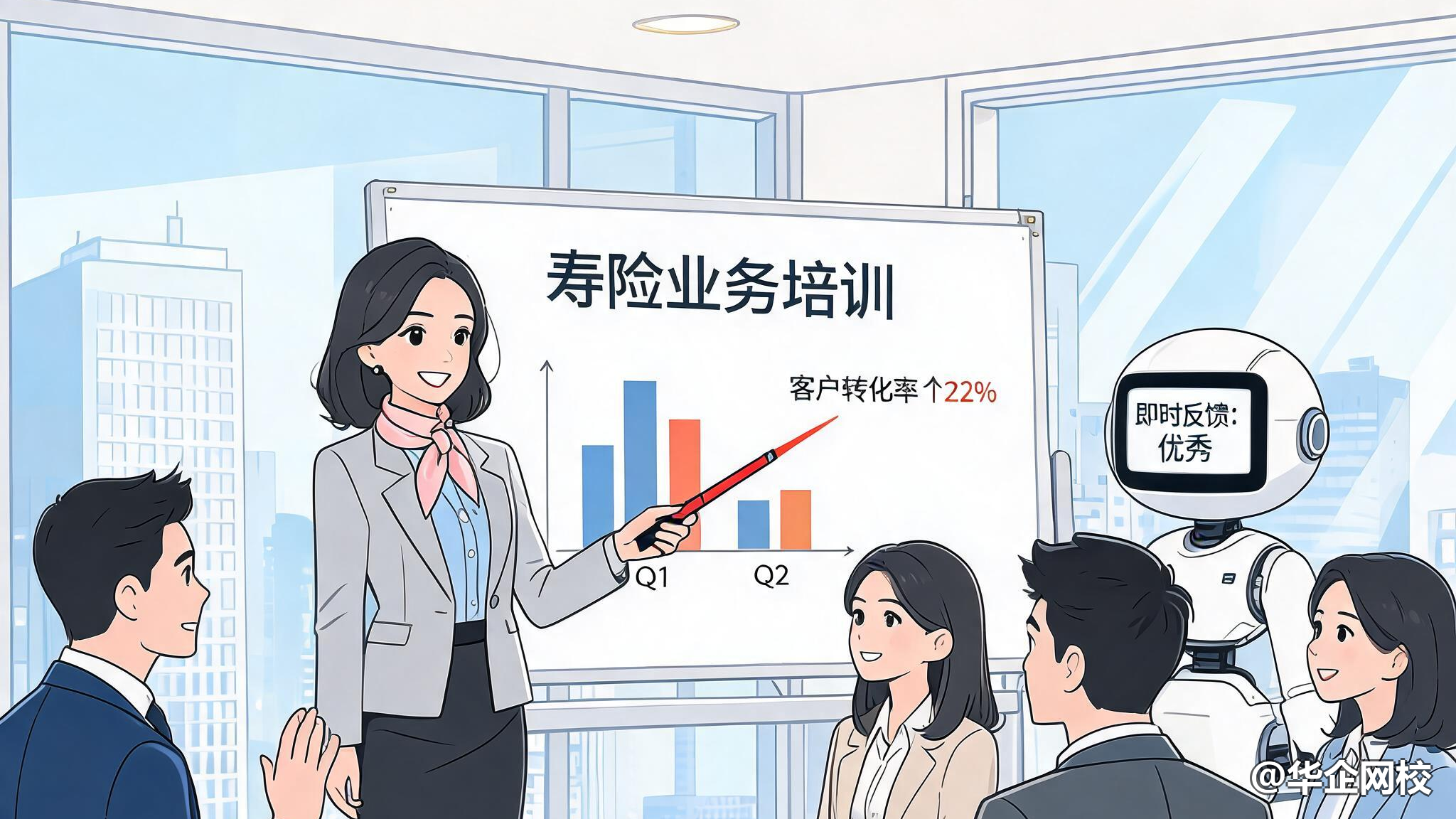 破解保险培训难题:在线与线下结合的组合拳打法