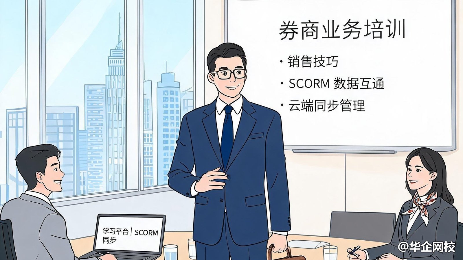 自主学习平台落地证券的破局之道