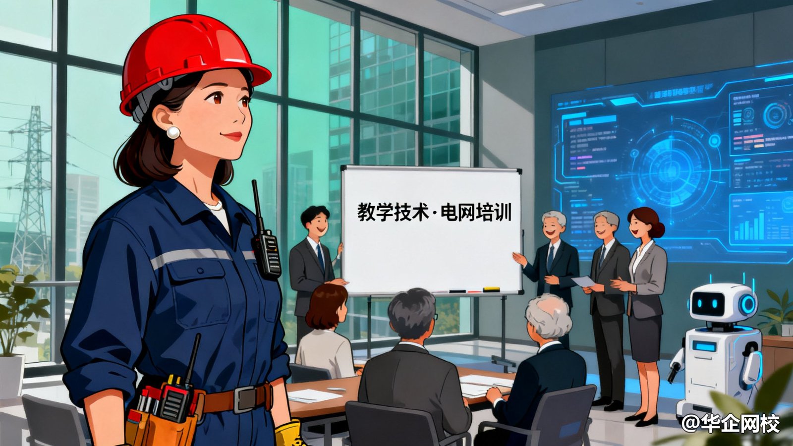 教学技术重塑电网培训模式